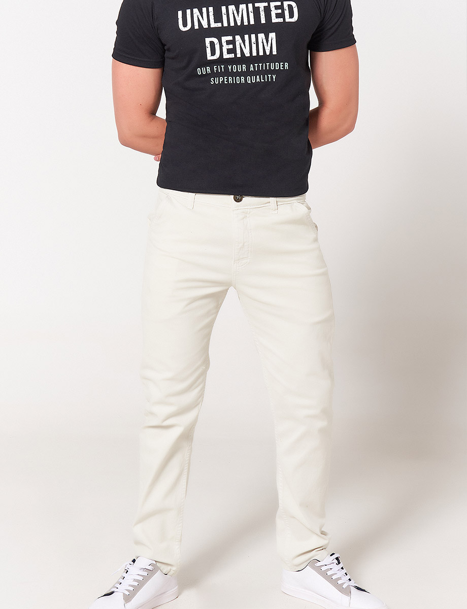 Pantalón Chino Blanco