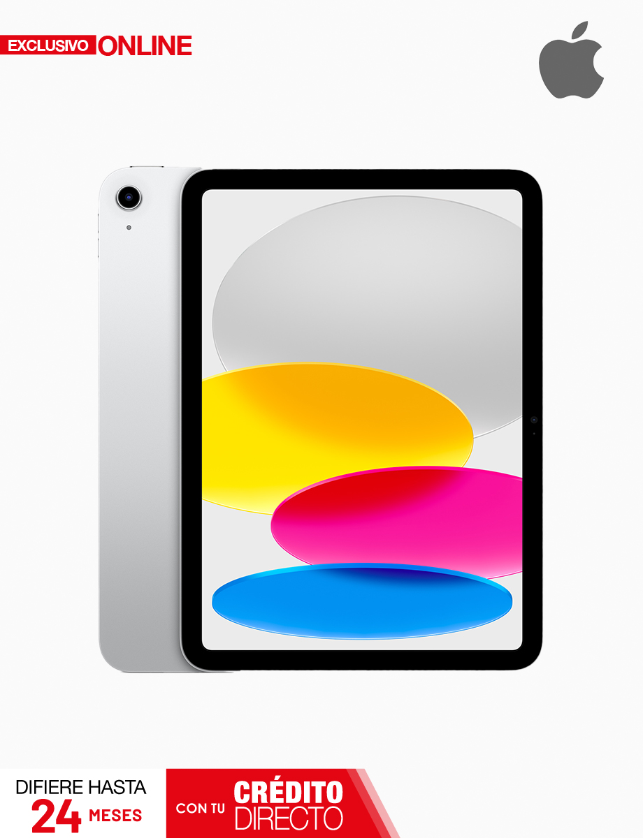 iPad 10ma Generación de 64 GB de 10.9" Plata | Apple