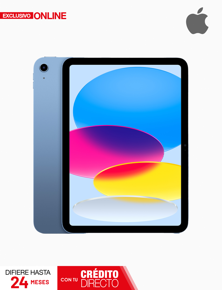 iPad 10ma Generación de 64 GB de 10.9" Azul | Apple