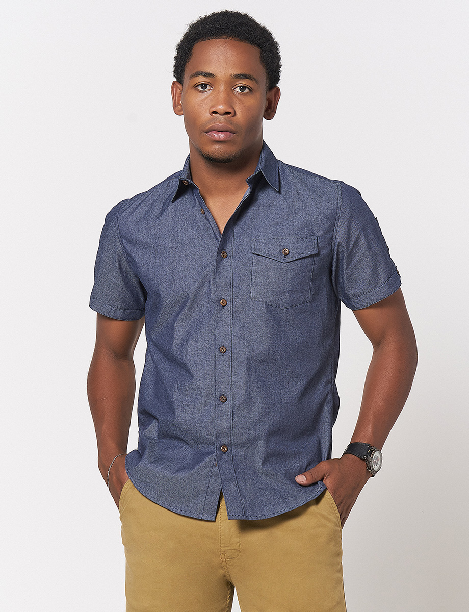 Camiseta Jean Azul