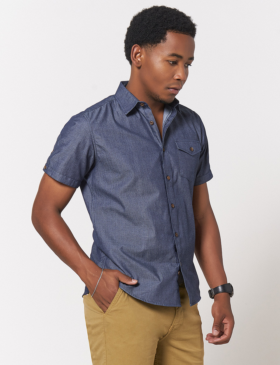 Camiseta Jean Azul