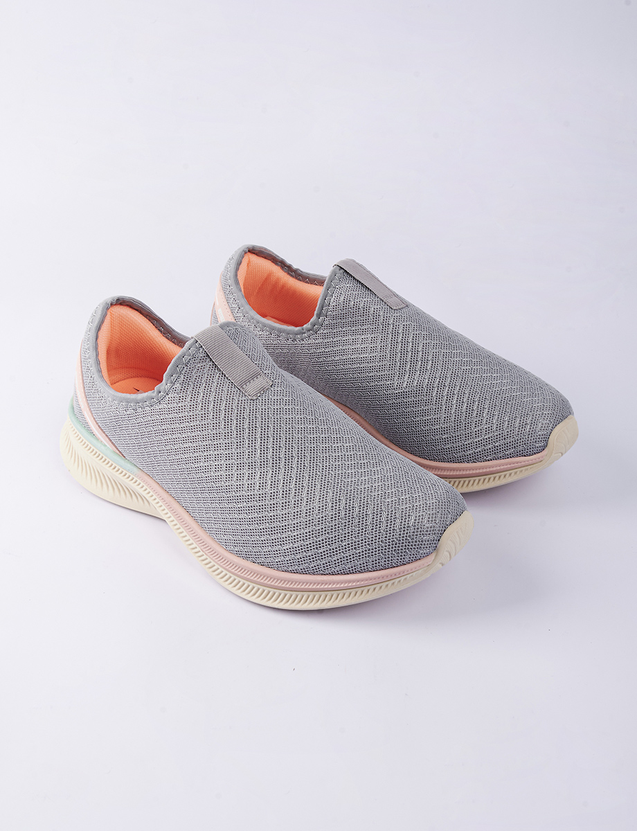 Mocasín Slip On Gris