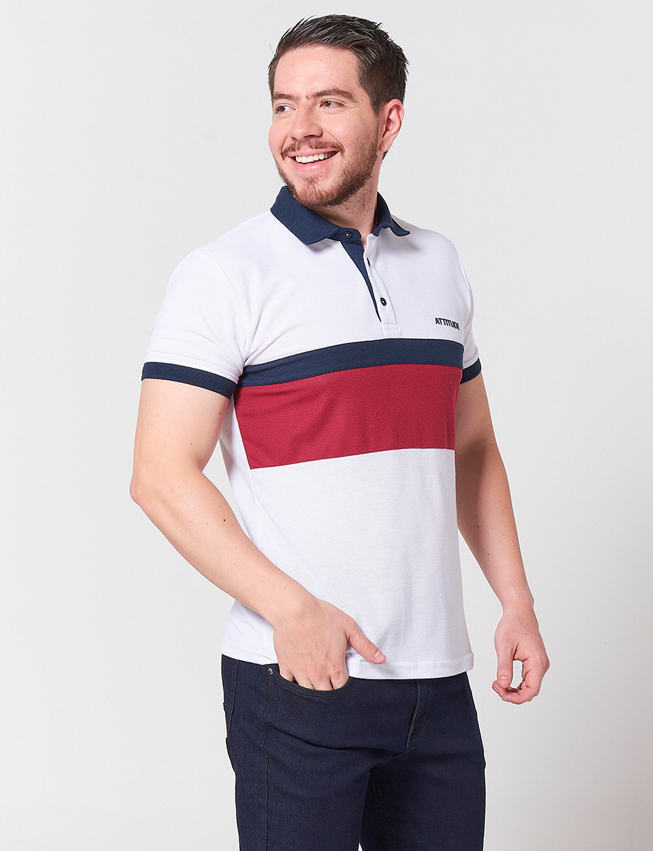 Camiseta Polo Attitude Combinado