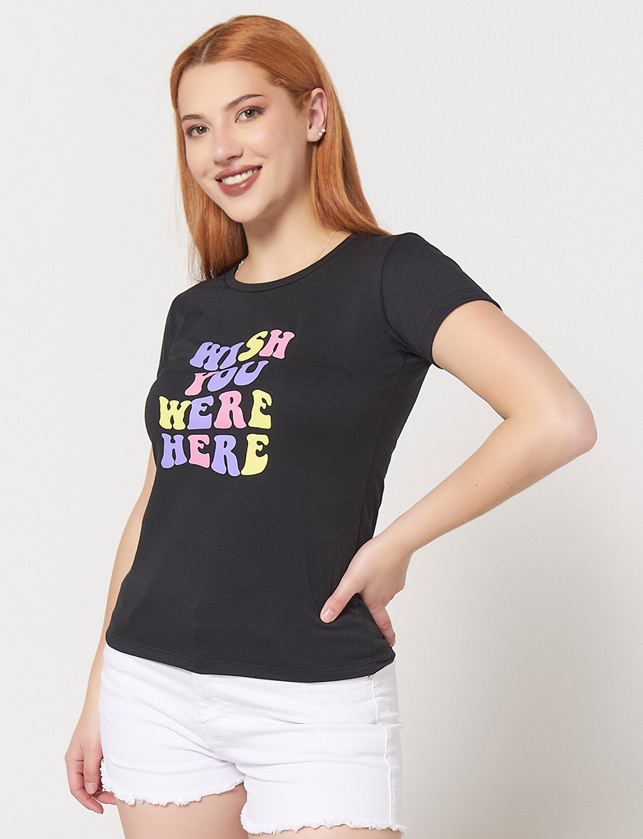 Camiseta Wish Negra