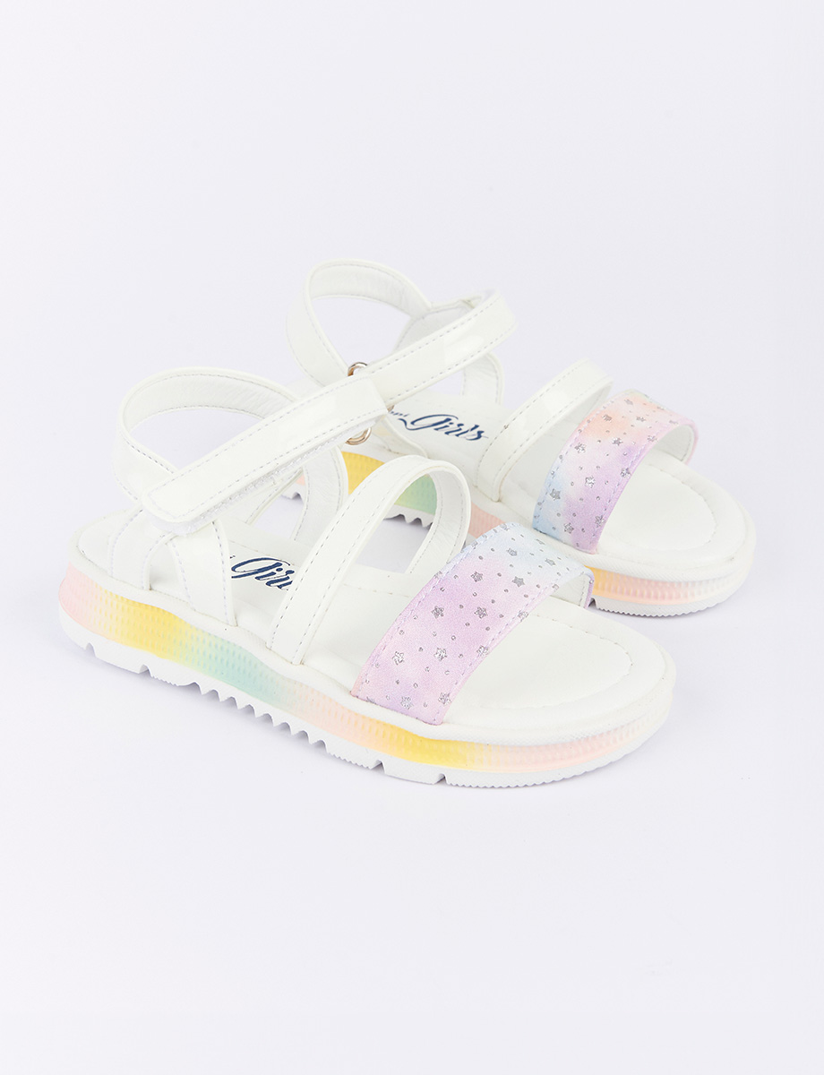 Sandalia Blanco con Estrellas