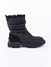 Bota con Cremallera Negra