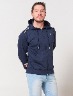 Chompa Deportiva Azul con Capucha