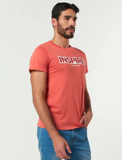 Camiseta Inspire Coral