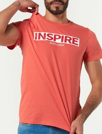 Camiseta Inspire Coral