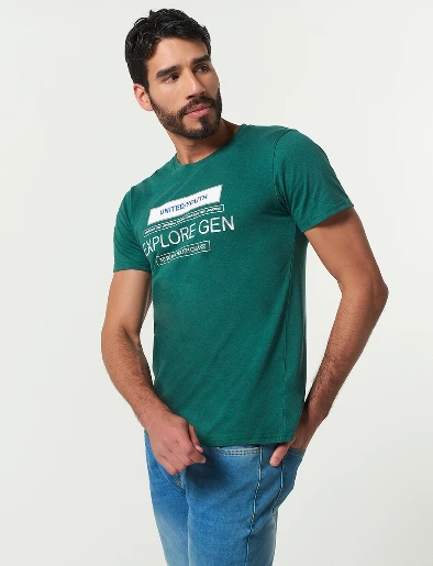 Camiseta Explore Gen Verde
