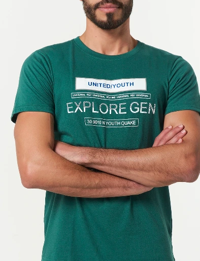 Camiseta Explore Gen Verde
