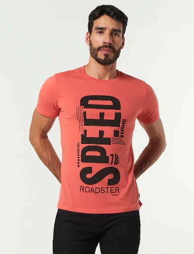 Camiseta Speed Coral