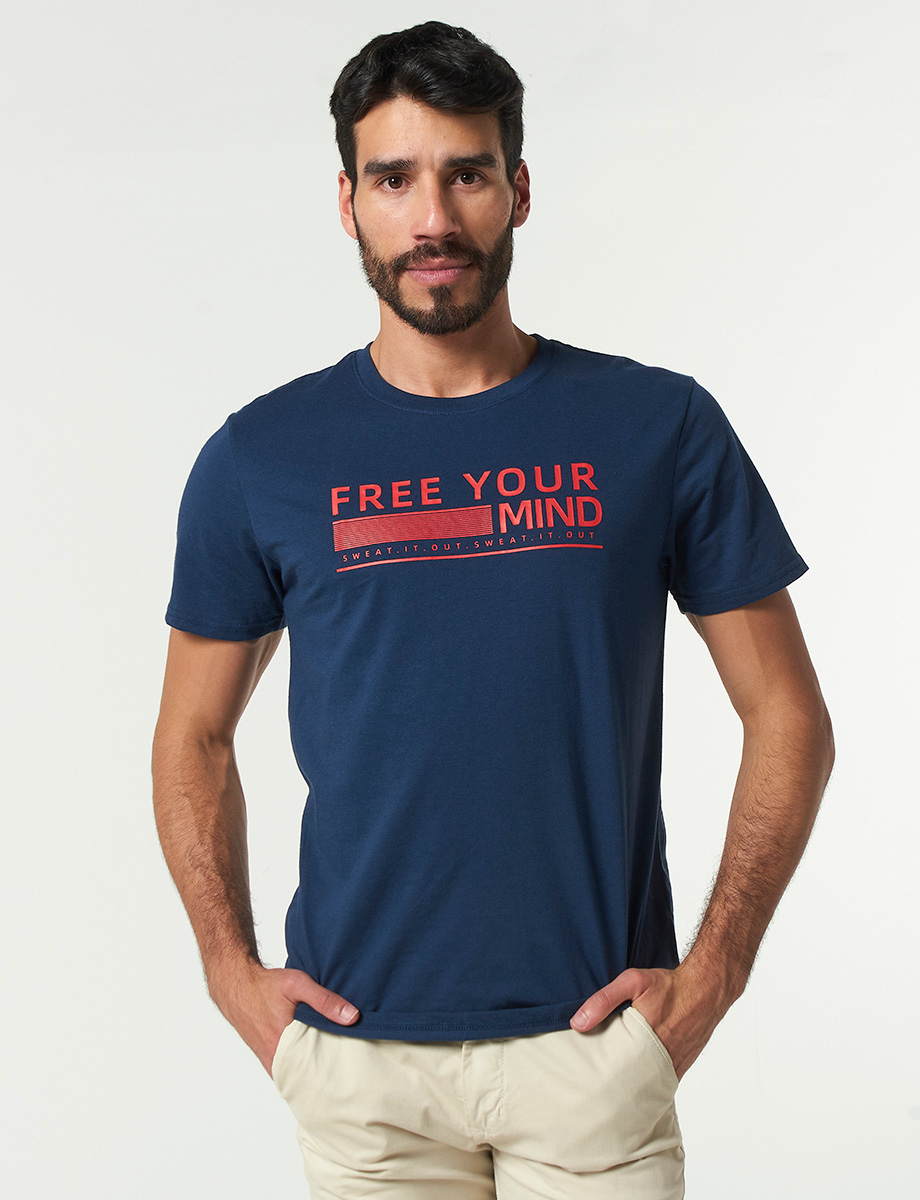 Camiseta Free Your Azul