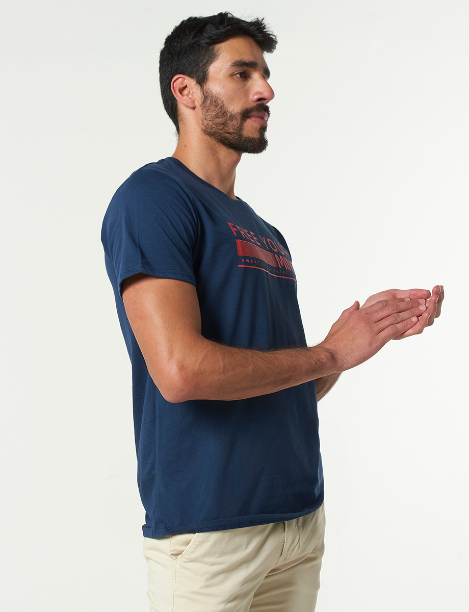 Camiseta Free Your Azul