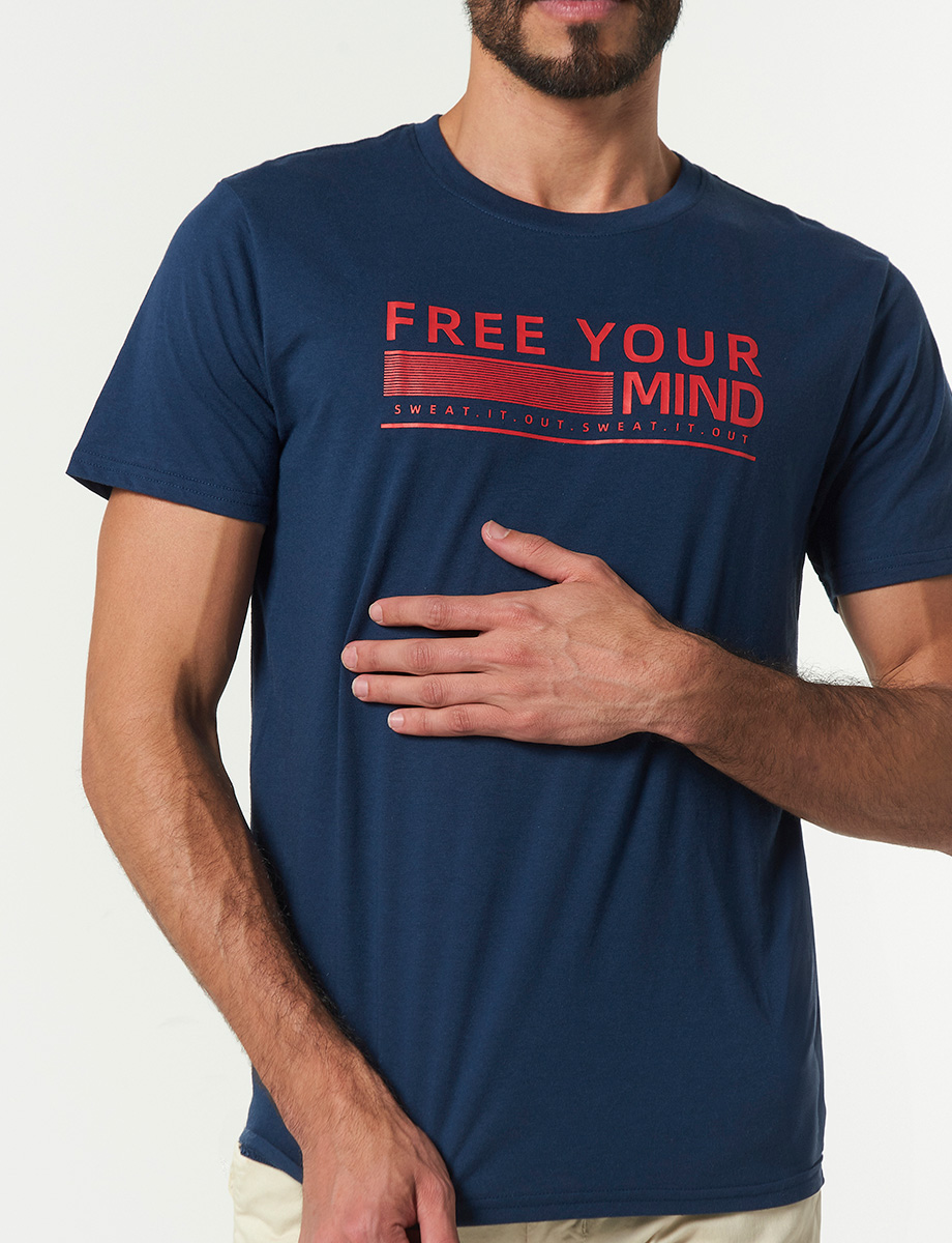 Camiseta Free Your Azul