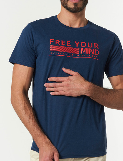 Camiseta Free Your Azul