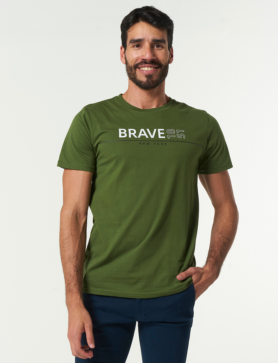 Camiseta Brave 1851 Verde Militar