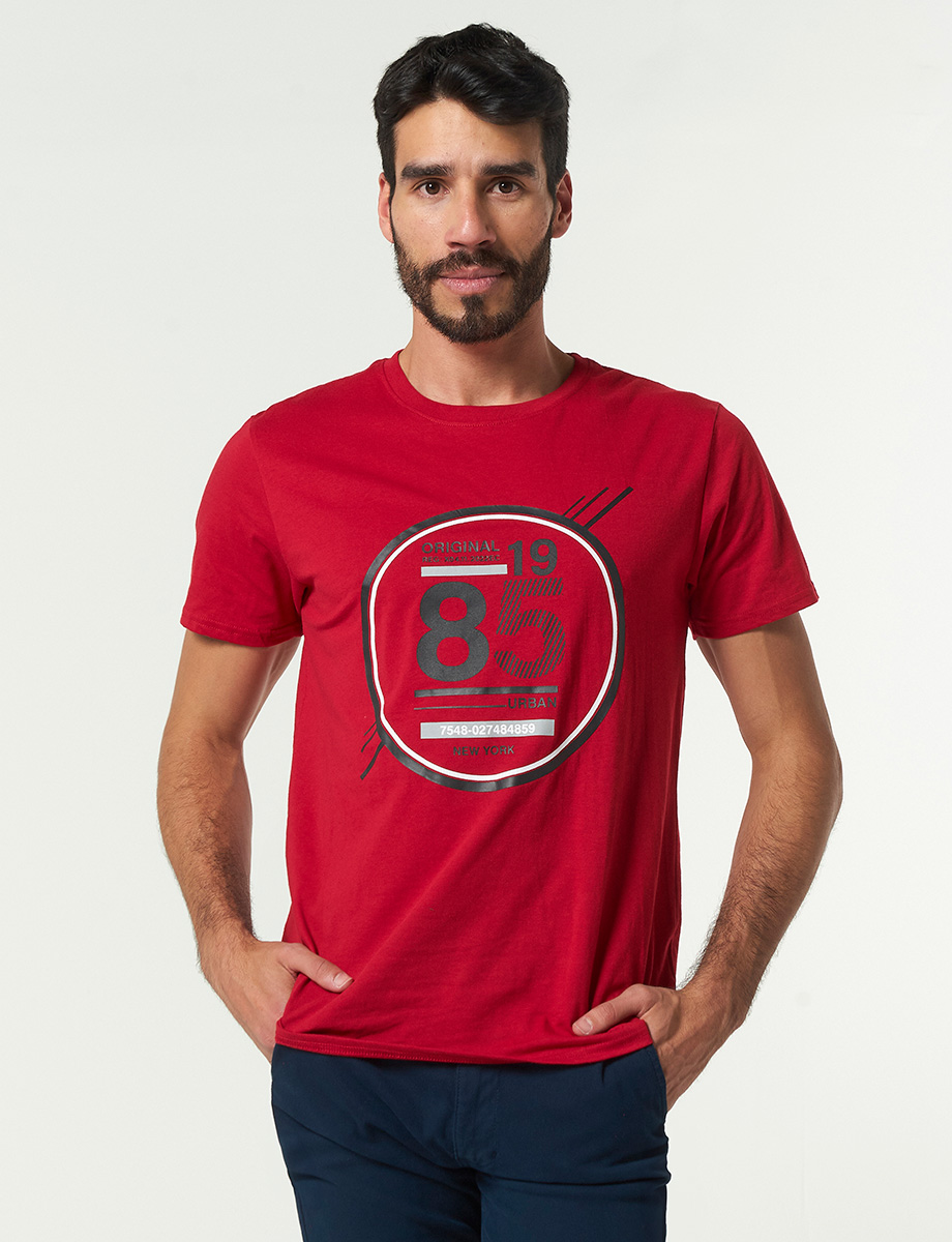 Camiseta 1985 Rojo