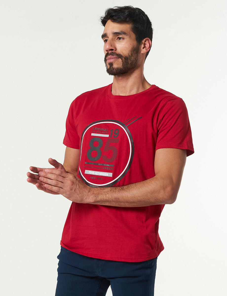 Camiseta 1985 Rojo