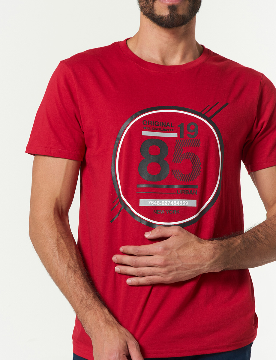 Camiseta 1985 Rojo