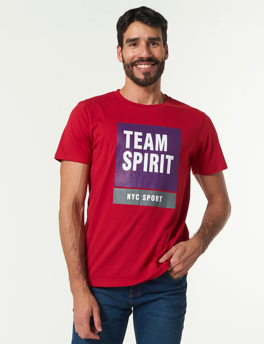 Camiseta Team Spirit Azul