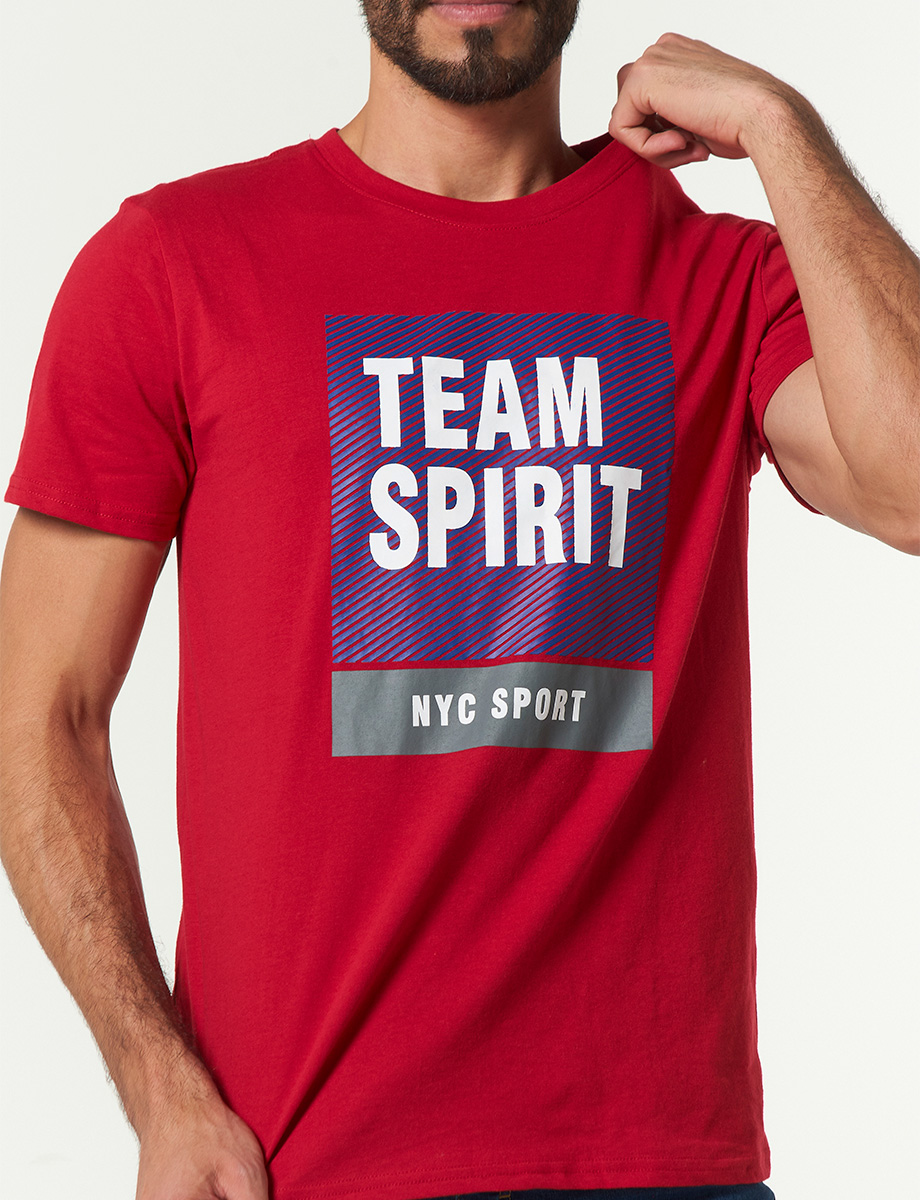 Camiseta Team Spirit Azul