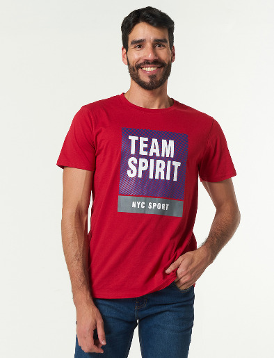 Camiseta Team Spirit Azul