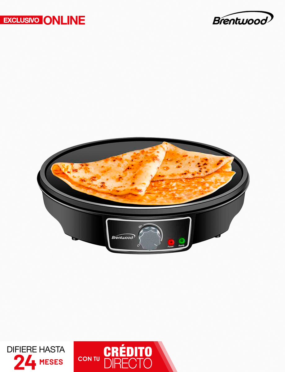 Máquina Pancakes/Crepes 12" Negro | Brentwood