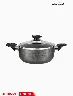 Olla de 2.8 Lt c/tapa Negro | Brentwood