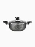 Olla de 2.8 Lt c/tapa Negro | Brentwood