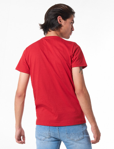 Camiseta Estampada Roja