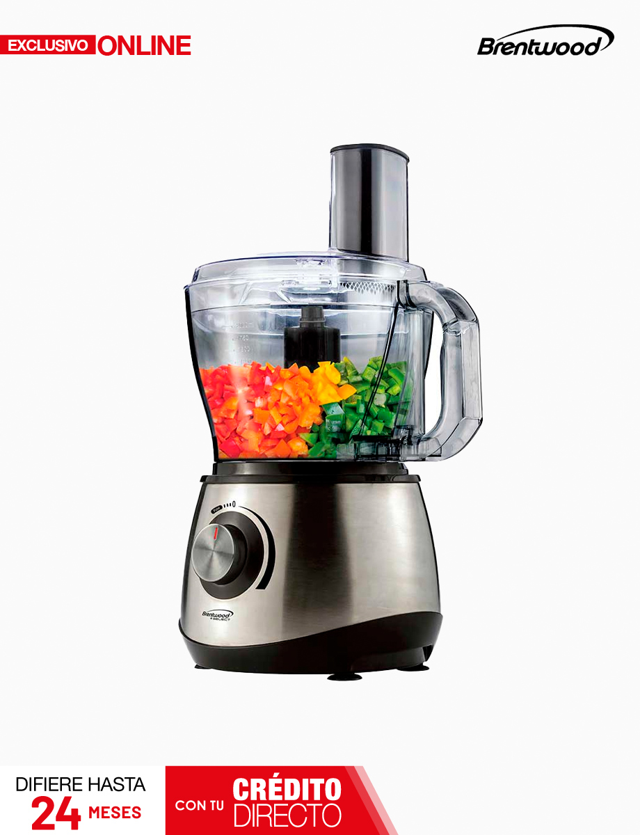 Procesador de Alimentos 9 Tz Plateado | Brentwood