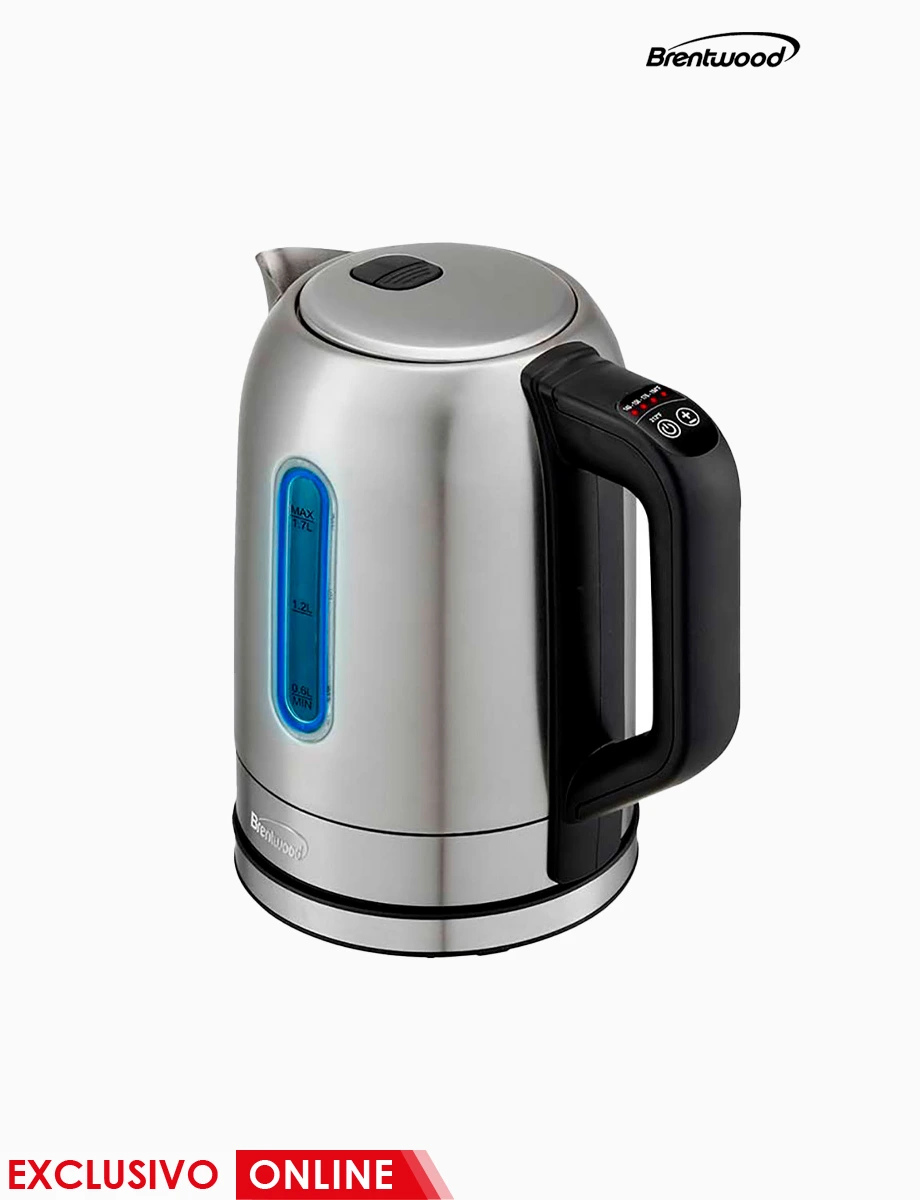 Hervidor de Agua Digital de 1.7 Lt de Acero | Brentwood