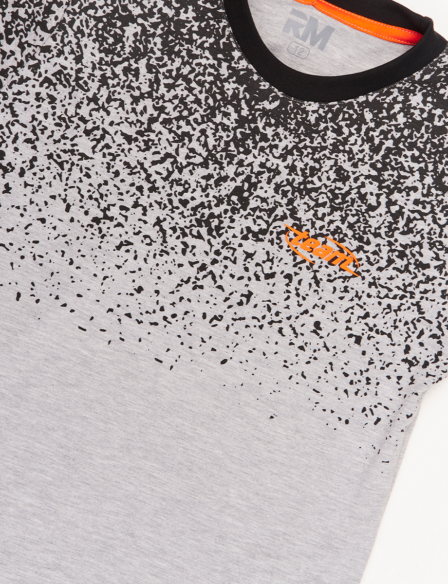 Camiseta Salpicadura Gris