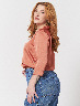Blusa Corta Terracota