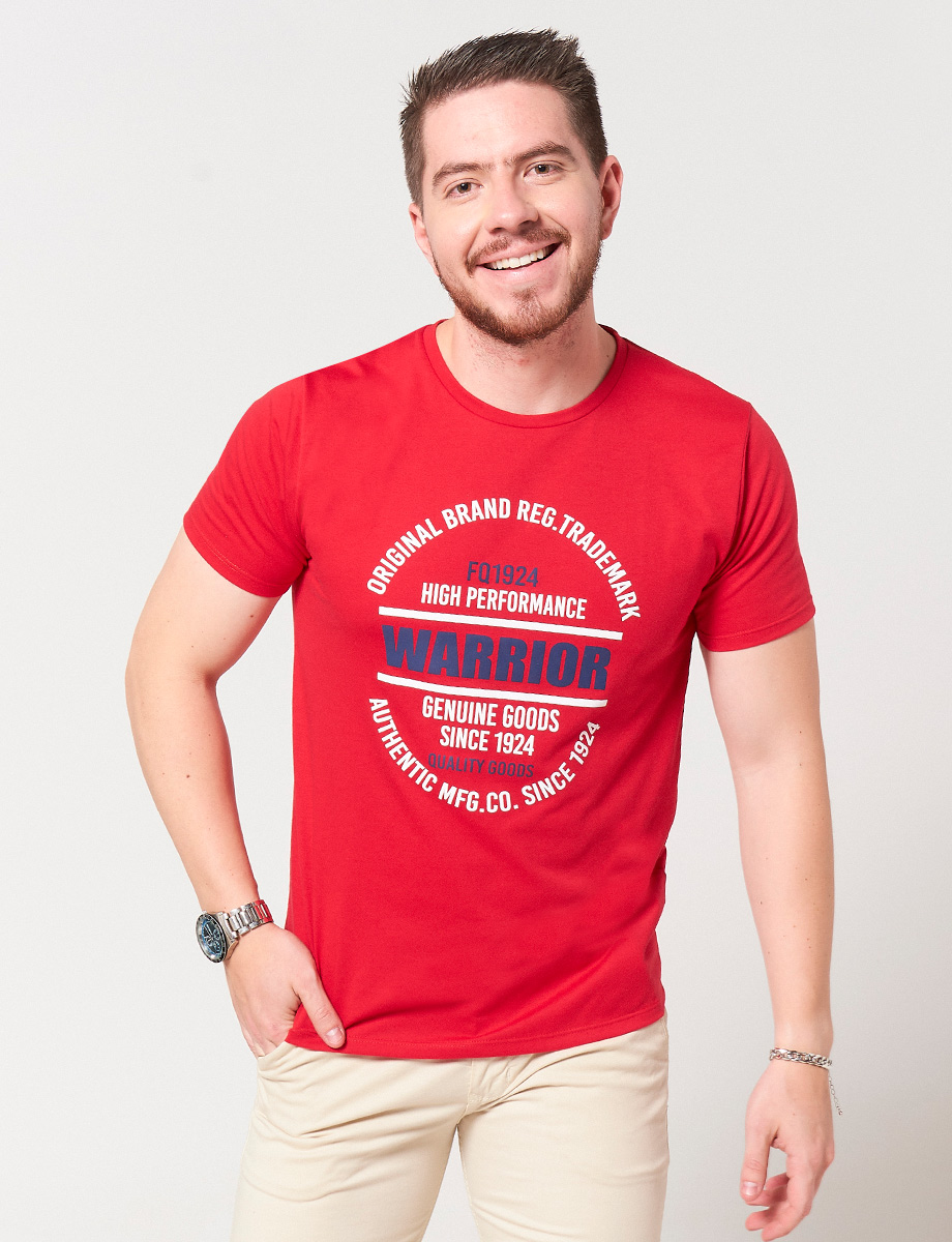 Camiseta Warrior Roja