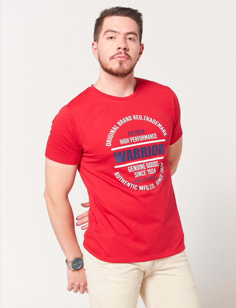 Camiseta Warrior Roja