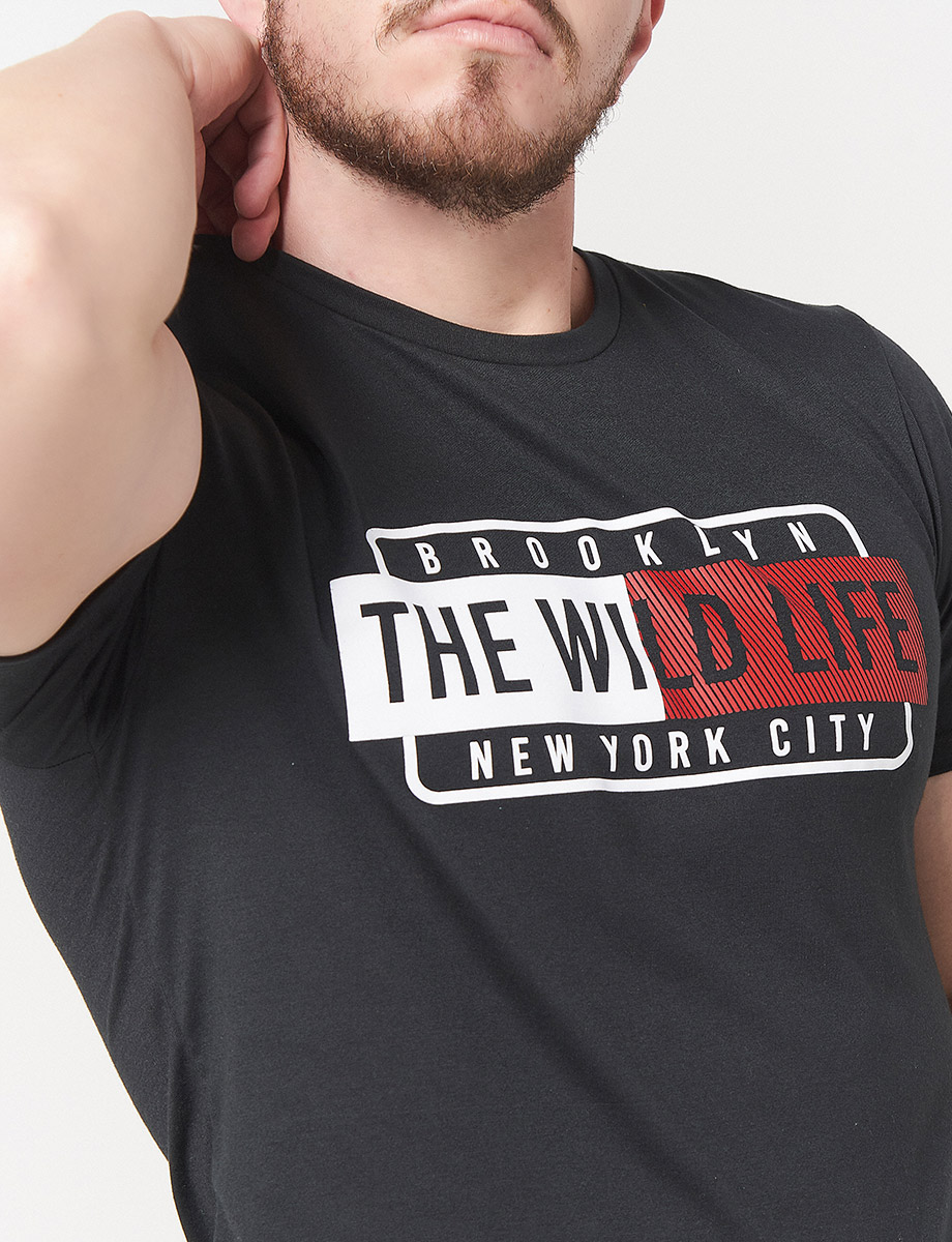 Camiseta Wild Life Negra