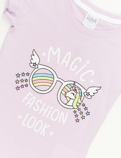 Camiseta Esc Magic Lila