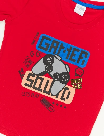 Camiseta Pre <em class="search-results-highlight">Gamer</em> Rojo