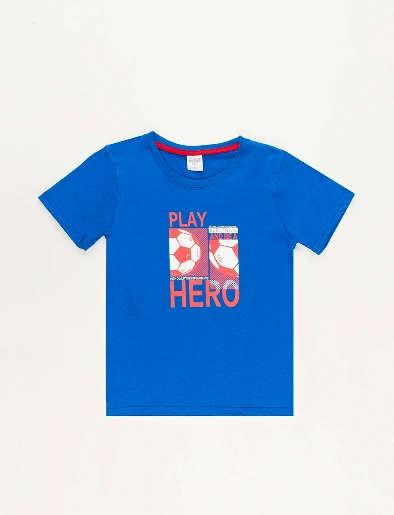 Camiseta Play Hero Azul