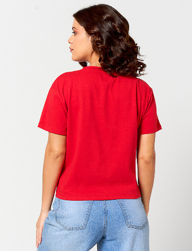 Camiseta <em class="search-results-highlight">Cuadrada</em> Rojo