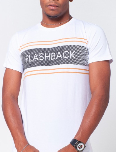 Camiseta FlashBack Blanca