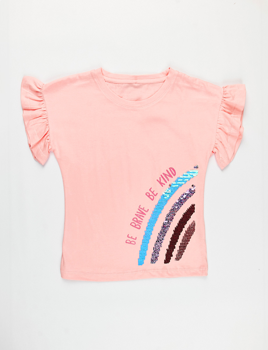 Camiseta Arcoíris Rosada
