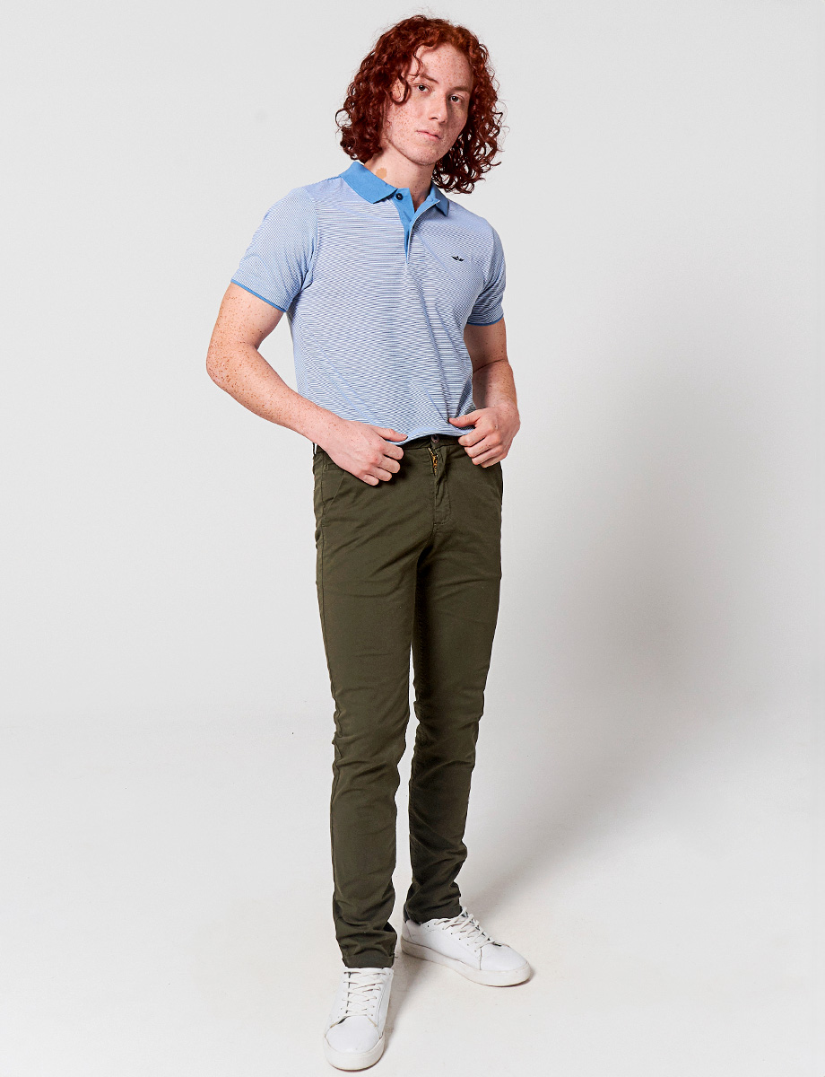 Pantalón Chino Verde