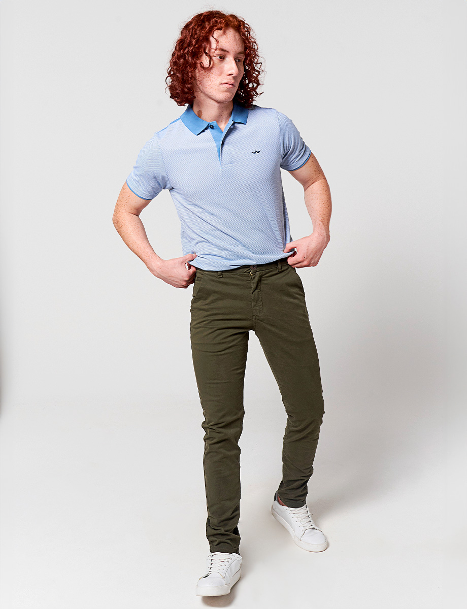 Pantalón Chino Verde