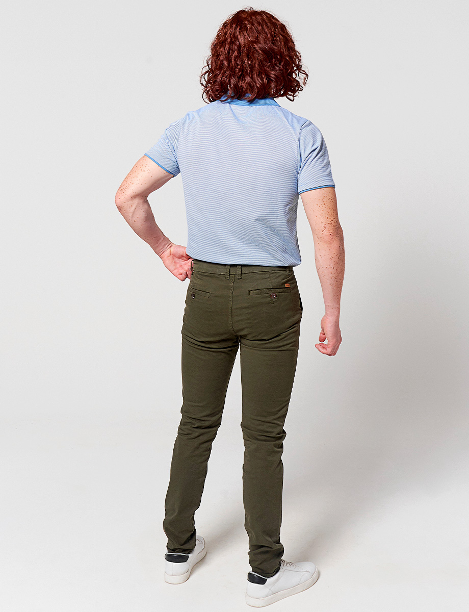 Pantalón Chino Verde