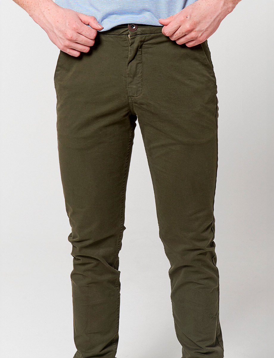 Pantalón Chino Verde