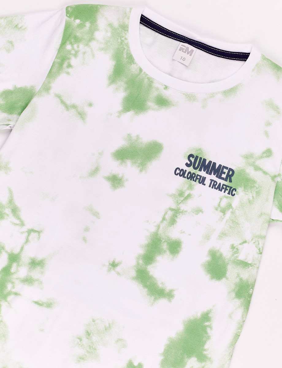 Camiseta Marmoleado Blanco
