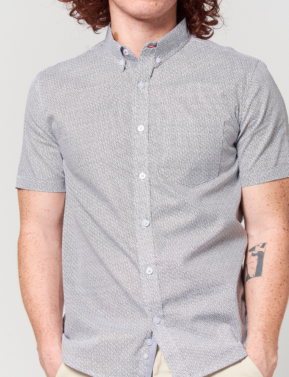Camisa Cuadros Blanco/Negro